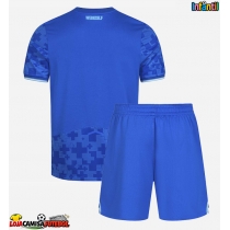 Camisa de Futebol Bayer Leverkusen Equipamento Alternativo Infantil 2025-26 Manga Curta (+ Calças curtas)